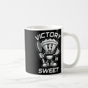 Badminton Forever Cartoon Shuttle And Racket Graph Coffee Mug