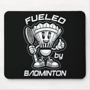 Badminton Forever Cartoon Shuttle And Racket Graph Mouse Pad