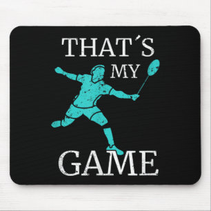 Badminton Funny Quotes Badminton Player  Mouse Pad