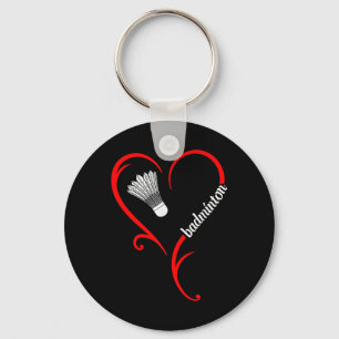Badminton Game Coach Shuttle Player Badminton Play Keychain