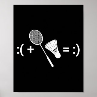 Badminton Game Shuttle Sport Badminton Poster