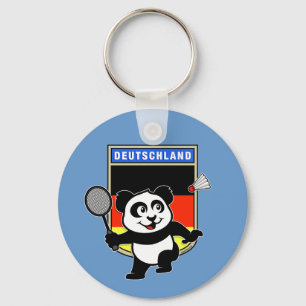 Badminton Germany Panda Keychain