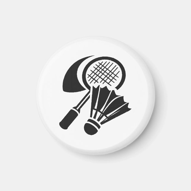 Badminton gift ideas magnet (Front)