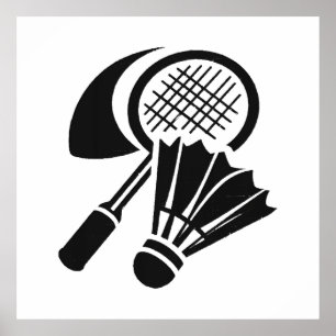Badminton gift ideas poster