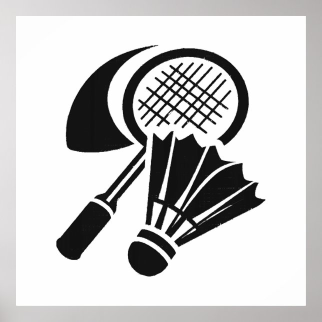 Badminton gift ideas poster (Front)