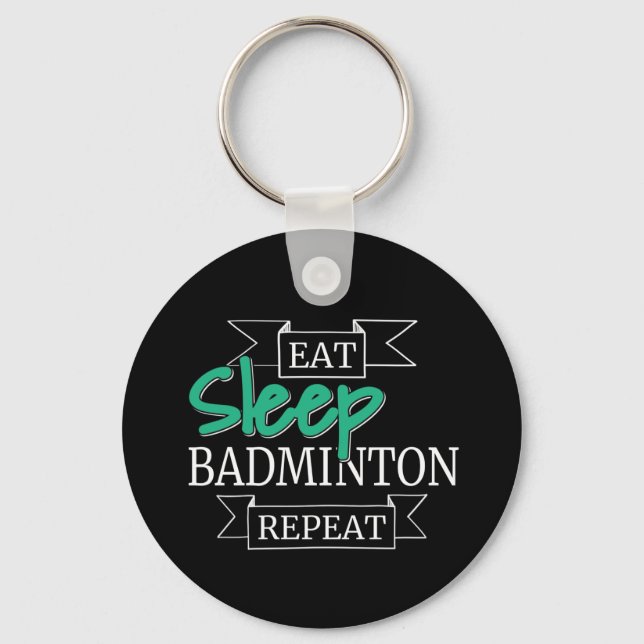 Badminton Gifts Keychain (Front)