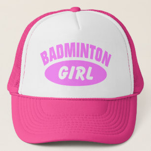 Badminton Girl Trucker Hat