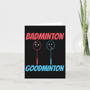Badminton Goodminton Racket Meme  Card