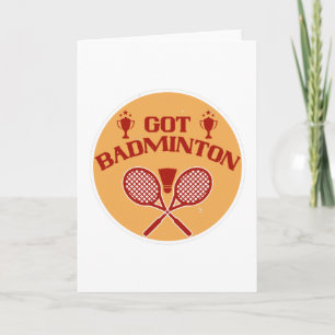 Badminton - Got Badminton Card