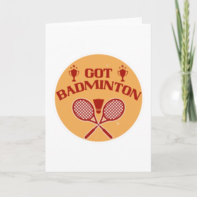 Badminton - Got Badminton Card (Front)