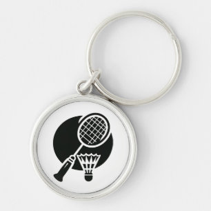 Badminton Graphic Keychain