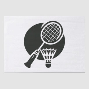 Badminton Graphic Tissue Paper