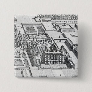 Badminton House on the County of Gloucester 2 Inch Square Button
