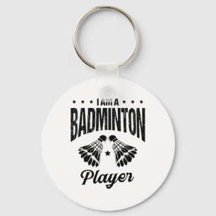 Badminton Is My Life Badminton Player Shuttle  Keychain