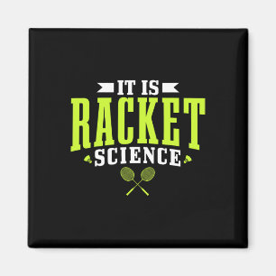 Badminton It Is Racket Science Men Women Funny  Magnet