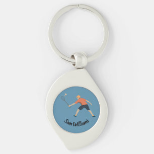 Badminton Keychain