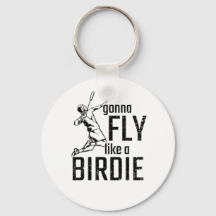 Badminton Keychain