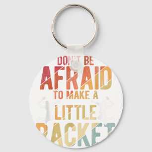 Badminton keychain