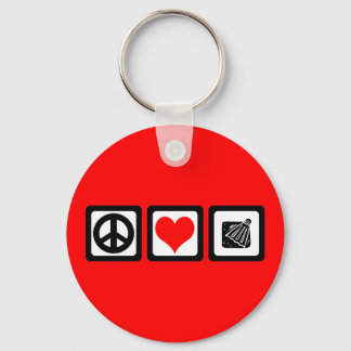 Badminton Keychain