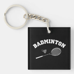 badminton keychain