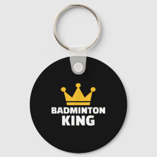 Badminton King  Keychain
