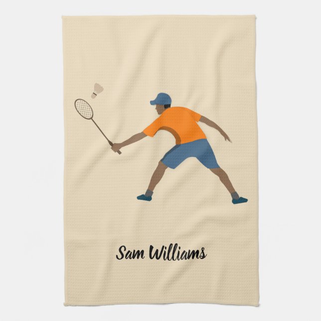 Badminton Kitchen Towel (Vertical)