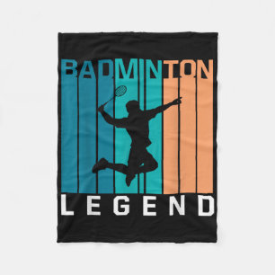 Badminton Legend Badminton Player Shuttle Sports S Fleece Blanket