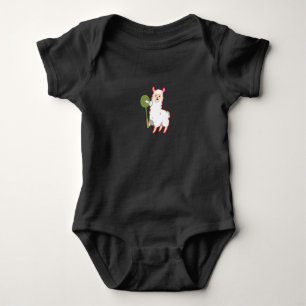 Badminton Llama Baby Bodysuit