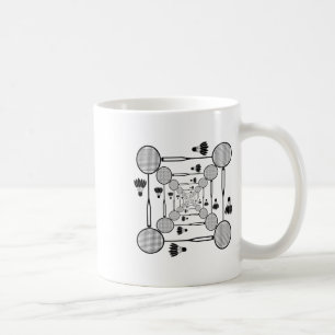 Badminton Love Team Player Coach Coffee Mug