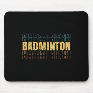Badminton Love Team Player Coach Mouse Pad