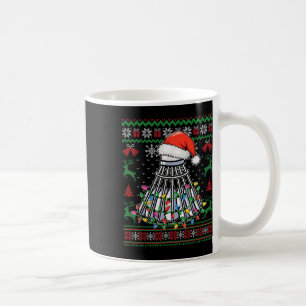 Badminton Lover Christmas Shuttle Santa Hat Funny  Coffee Mug