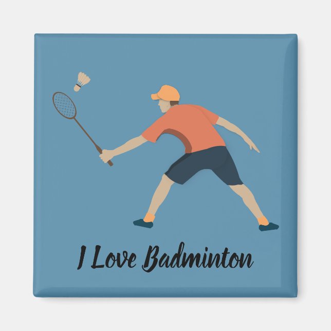 Badminton Magnet (Front)
