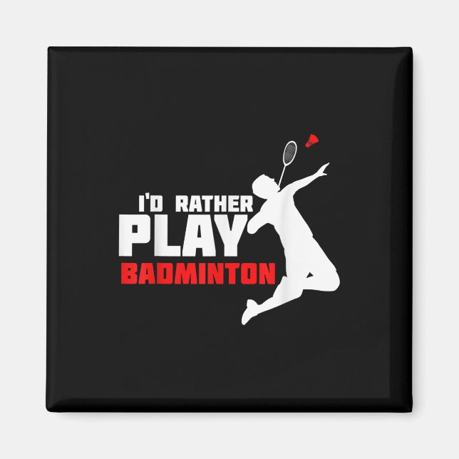 Badminton  magnet (Front)