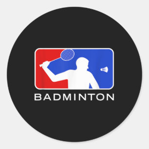 Badminton _ Major Leagues  Classic Round Sticker