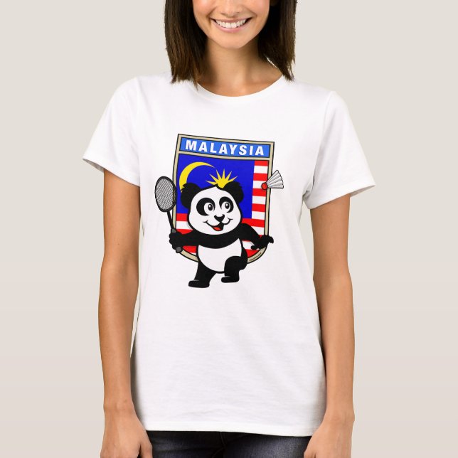 Badminton Malaysia Panda T-Shirt (Front)