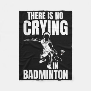 Badminton Match Luck Skill Team Shuttle Coach Badm Fleece Blanket