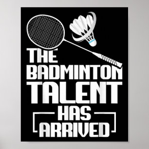 Badminton Match Talent Shuttle Player Badminton  Poster