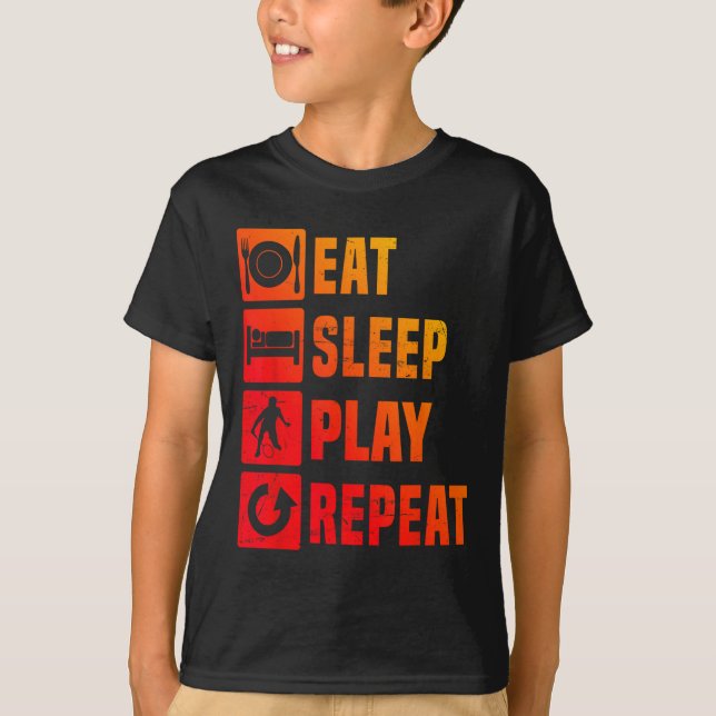 Badminton Mens Badminton Player Squash Shuttle  T-Shirt (Front)
