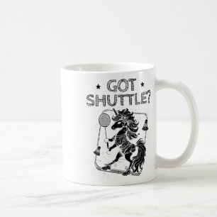 Badminton Mode On Shuttle Racket  Coffee Mug