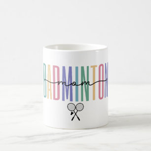 Badminton Mom Colourful Coffee Mug