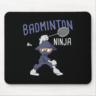 Badminton Ninja Kids Shuttle Boy Badminton  Mouse Pad