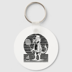 Badminton Ninja Shuttle Keychain