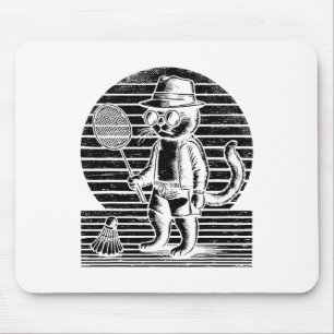 Badminton Ninja Shuttle Mouse Pad