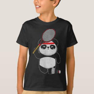 Badminton Panda Badminton Sport Humour Shirt