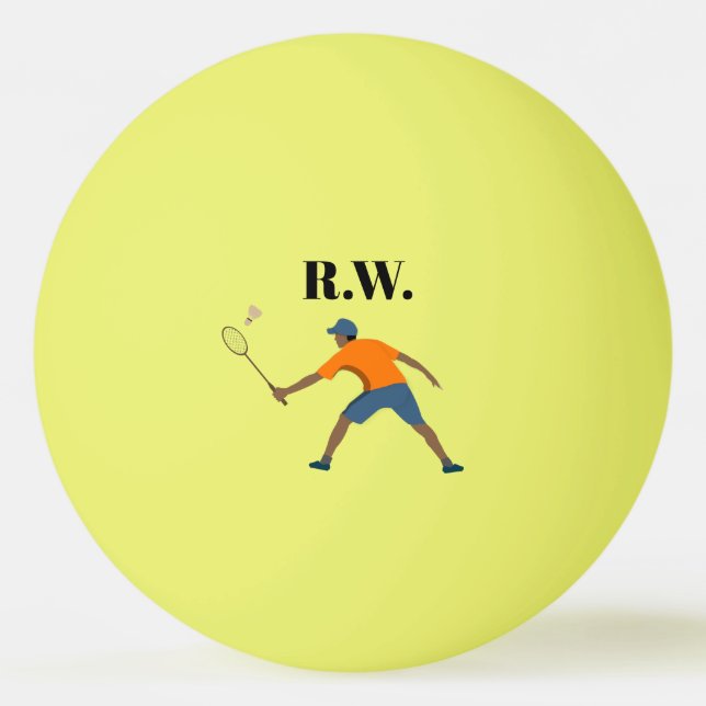 Badminton Ping Pong Ball (Front)