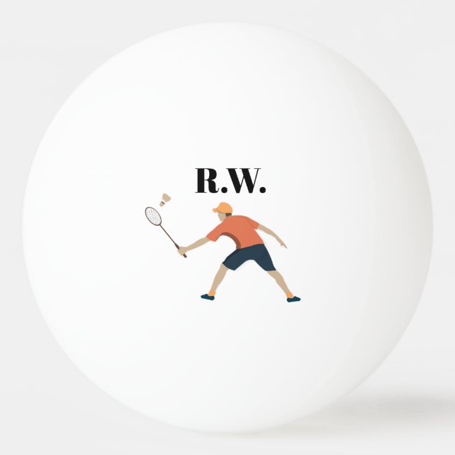Badminton Ping Pong Ball (Front)