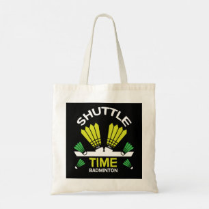 Badminton Player Battledore Sports Tote Bag