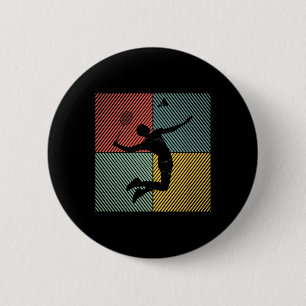 Badminton-player Game Shuttle Badminton 2  Inch Round Button