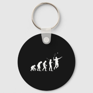 Badminton Player Gift Evolution For Badminton Tour Keychain