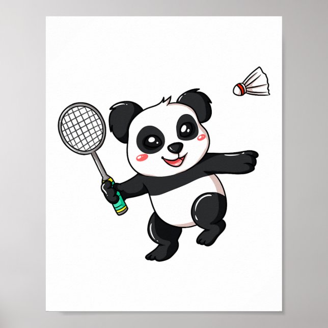 Badminton Player Gift For Shuttle Lover  Poster (Front)